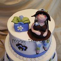 Leigha's baby shower cake