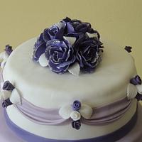 lavender sweet sixteen cake