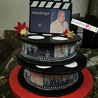 Reel film cake