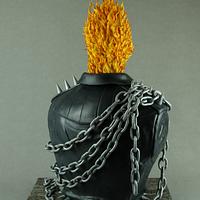Ghost Rider Cake Bust - Cake Con Collaboration