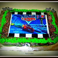 Disney Car's Cupcake Cake