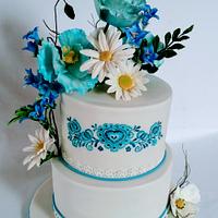 Folklore wedding cake