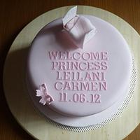 Cradle Welcome Baby Cake