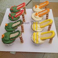 High Heel Cupcakes