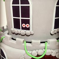 Spooky Halloween Castle Cake for Iggy's 5th Birthday