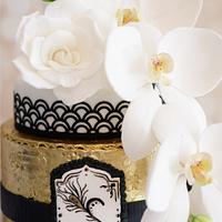 Art Deco Birthday Cake