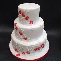 Message on a Wedding Cake 
