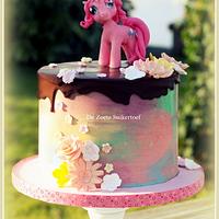 My little pony, chocolate cake