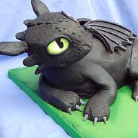 Toothless Dragon cake