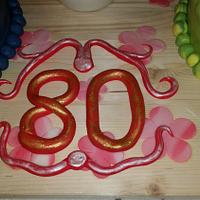 80`Anniversary Cake....