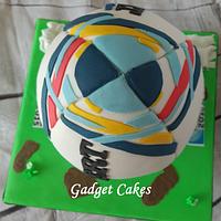 England 2015 Rugby Ball Cake