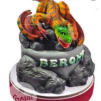 Monster Hunter Dragon Cake