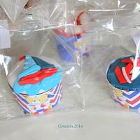 Sailor party - torta e cupcakes tema marinaresco
