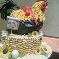 Rooster Cake
