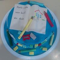 Schoolboy birthday cake :)