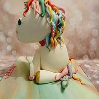Rainbow unicorn cake plus more
