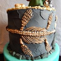 2nd Prize!! Mary Anning Fossil Cake