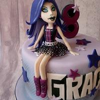 Monster High Spectra birthday cake