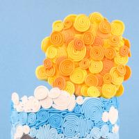 Twirly Whirly Summer Cake   