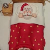 Hush! Santa is sleepy ;) 
