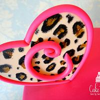 Hot Leopard smash cake ;)