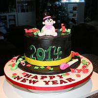 2014 new years eve cake