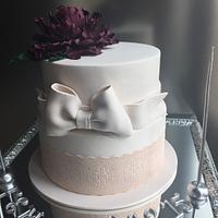 Engagement Cake for F&M