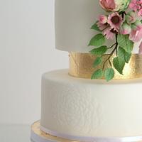 Spring Blooms Wedding Cake - Mericakes Cake Designer