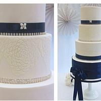 'Cassandra'   2ft wedding cake