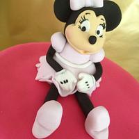 Minnie Mouse Ruffle Cake