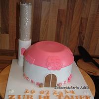 Princess church / castle for two little girls for christening