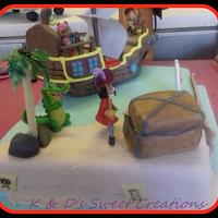 Jake and the Neverland pirates birthday cake