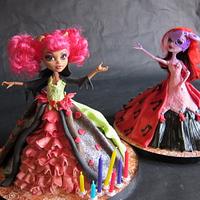 Monster High Doll Cakes