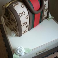 Gucci handbag cake