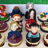 Zac - Willy Wonka Birthday Cake (and cupcakes)