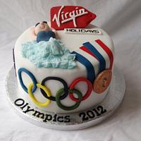 Virgin Olympics Cake 