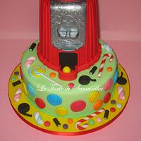 Gumball Machine Cake