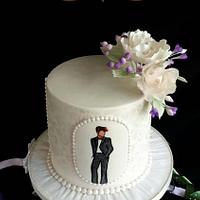 Hand Painted wedding cake