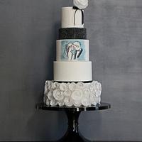 "The Kiss" Wedding Cake "The Kiss" Wedding Cake