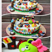 Jenny's Angry Birds Birthday Cake
