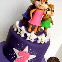 Chipettes Cake for Lilly
