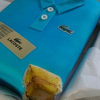 LACOSTE Polo shirt cake
