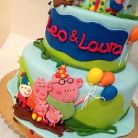 PEPPA PIG PARTY CAKE