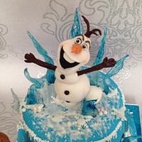 Frozen number 2 cake