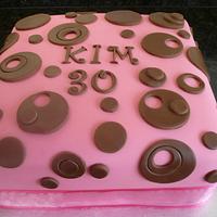 30th B/day cake
