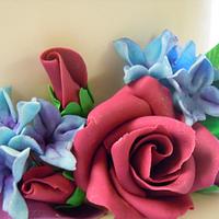 Rouched wrapping with Flowers