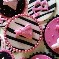 Barbie cupcake toppers