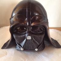 Darth Vader Star Wars Cake