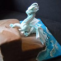 torta dragone bianco