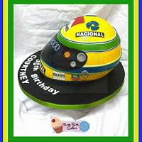 Ayrton Senna F1 helmet